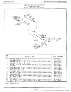 Part Location Diagram of 636T048P01 Frigidaire DISCONTINUED