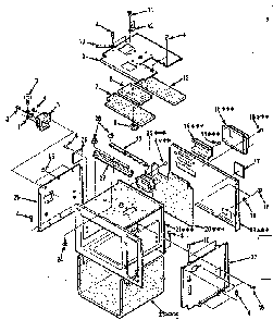 Cavity Parts-a Diagram and Parts List for 5648668410  Kenmore Microwave
