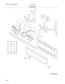 Part Location Diagram of 808754506 Frigidaire SUPPORT