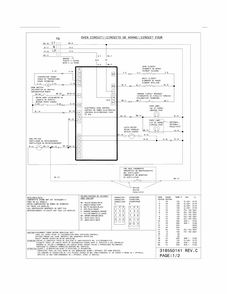 Wiring Diagram Diagram and Parts List for 79046763906  Kenmore Range