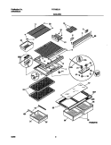 Part Location Diagram of 303001449 Frigidaire SEAL-AIR DEFLECTR
