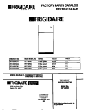 COVER Diagram and Parts List for FRT18RRCD2  Frigidaire Refrigerator