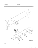 BACKGUARD Diagram and Parts List for MGF303PGWJ  Uni Range