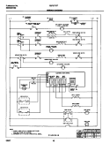 WIRING DIAGRAM Diagram and Parts List for FEF377CFBA  Frigidaire Range