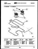 BROILER PARTS Diagram and Parts List for 31-4989-00-02  Tappan Range