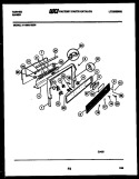 BACKGUARD Diagram and Parts List for 31-3988-66-05  Tappan Range