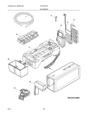 ICE MAKER Diagram and Parts List for FGHF2378MP0  Frigidaire Refrigerator