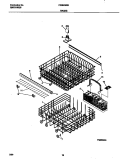 RACK Diagram and Parts List for FDB935RHB0  Frigidaire Dishwasher