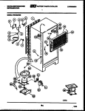 SYSTEM AND AUTOMATIC DEFROST PARTS Diagram and Parts List for RT215MCW2  Frigidaire Refrigerator