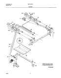BURNER Diagram and Parts List for MPF303PGDF  Uni Range