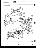 ICE DISPENSER Diagram and Parts List for FPZ24VWFA0  Frigidaire Refrigerator