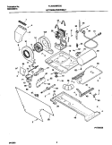 P17B0028 DRY MTR, BELT Diagram and Parts List for FLXG42MRES0  Frigidaire Washer Dryer Combo