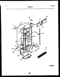 CABINET PARTS Diagram and Parts List for RS19F3WX1C  Gibson Refrigerator