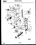CABINET PARTS Diagram and Parts List for MRS22WRAW0  Frigidaire Refrigerator