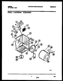 CABINET AND COMPONENT PARTS Diagram and Parts List for GDG436RBW0  Gibson Dryer