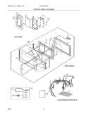 CONTROL PANEL, DOOR, MISC Diagram and Parts List for PLMVZ169GCC  Frigidaire Microwave