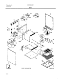 BODY Diagram and Parts List for FEF336WHSC  Frigidaire Range