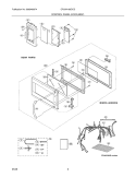 CONTROL / PANEL / DOOR / MISC Diagram and Parts List for CPLMV169DCD  Frigidaire Microwave