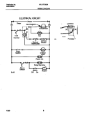 WIRING DIAGRAM Diagram and Parts List for MFU17F3GW6  Frigidaire Freezer