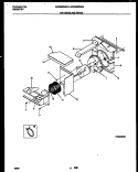 AIR HANDLING PARTS Diagram and Parts List for WAS256W2A1  Frigidaire Air Conditioner