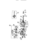 TRANSMISSION Diagram and Parts List for WDSDLW0  Frigidaire Washer