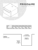 COVER Diagram and Parts List for CFPWD15R1  Frigidaire Refrigerator