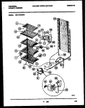 SYSTEM AND ELECTRICAL PARTS Diagram and Parts List for MFU17M3BW0  Uni Freezer