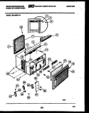 CABINET PARTS Diagram and Parts List for WAL092P1A1  Frigidaire Air Conditioner