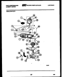 WASHER DRIVE SYSTEM AND PUMP Diagram and Parts List for SM115LXD2  Frigidaire Washer