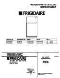 COVER Diagram and Parts List for FRT22TSEW1  Frigidaire Refrigerator