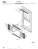 WINDOW MOUNTING PARTS Diagram and Parts List for FAC053T7A2B  Frigidaire Air Conditioner