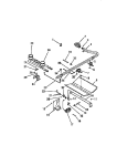 BURNERS, IGNITORS, CONTROLS Diagram and Parts List for G24PCL1  Frigidaire Range
