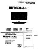 COVER Diagram and Parts List for FGC6X7XEBD  Frigidaire Cooktop