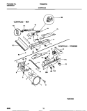 CONTROLS Diagram and Parts List for FRS22WNCW0  Frigidaire Refrigerator