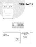 COVER Diagram and Parts List for FLF337EUM  Frigidaire Range