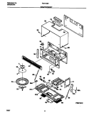 WRAPPER / BODY Diagram and Parts List for FMT116E1B0  Frigidaire Microwave