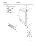 CABINET Diagram and Parts List for GFU14M3GW2  Gibson Freezer