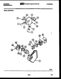 REFRIGERATOR CONTROL ASSEMBLY, DAMP Diagram and Parts List for GSIW36CH2  Frigidaire Refrigerator