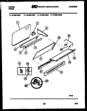 SPLASHER CONTROL Diagram and Parts List for 76-4967-00-07  Tappan Microwave Oven Combo