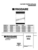 COVER Diagram and Parts List for FDB979GFC1  Frigidaire Dishwasher