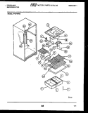 SHELVES AND SUPPORTS Diagram and Parts List for FPI17TFL2  Frigidaire Refrigerator