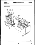 ICE DOOR, DISPENSER AND WATER TANK Diagram and Parts List for GSIW36WHW2  Frigidaire Refrigerator