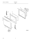Part Location Diagram of 316456300 Frigidaire HINGE