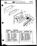 BACKGUARD Diagram and Parts List for 31-2537-23-01  Tappan Range