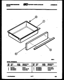 DRAWER PARTS Diagram and Parts List for KF200GDH2  Frigidaire Range