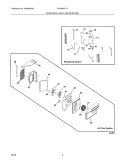 COOLING & AIR FLOW SYSTEMS Diagram and Parts List for FAH086N1T1  Frigidaire Air Conditioner