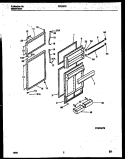 DOOR PARTS Diagram and Parts List for RT219PCD1  Frigidaire Refrigerator
