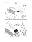 SYSTEM Diagram and Parts List for FCFS201LFB3  Frigidaire Freezer