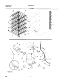 SYSTEM Diagram and Parts List for UL5000ECW4  Frigidaire Freezer