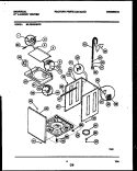 CABINET PARTS Diagram and Parts List for MLXE42RBD0  Frigidaire Washer Dryer Combo